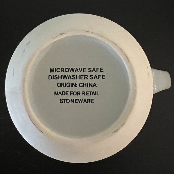 GODDESS Incised Glossy Gray Stoneware Mug with Unglazed Base - Picture 10 of 11